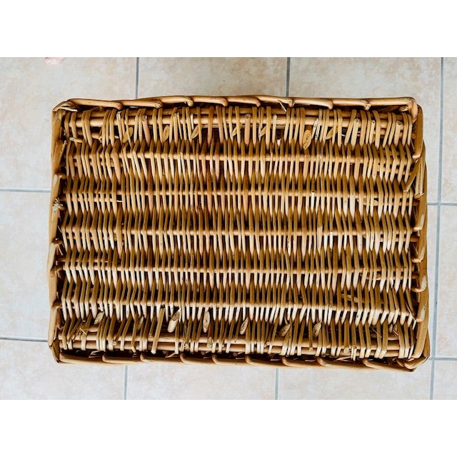 Rattan Hamper, Vintage For Sale - Image 13 of 13