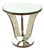 French Vintage Mirrored Gueridon Side Table For Sale