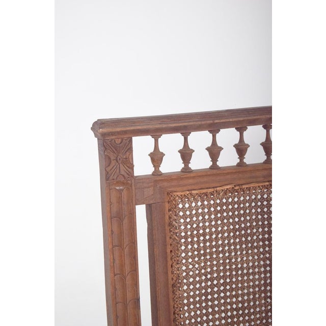 Dining Chair with Cane Backrest, 1890, in Worn conditions. Designed 1890 to 1919