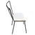Mid-Century Iron Wire Art Side Dining Geometric Chair by Homecrest, Pair For Sale In Los Angeles - Image 6 of 9