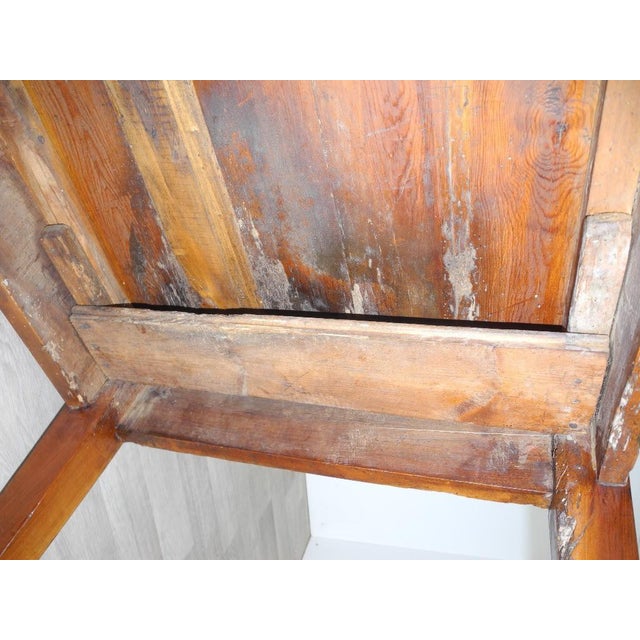 Antique Biedermeier Empire Table in Cherrywood, 1800s For Sale - Image 15 of 18