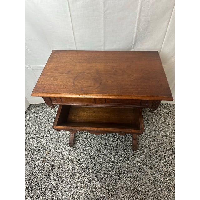 Victorian Eastlake Sewing Table 1870’s For Sale In Detroit - Image 6 of 11