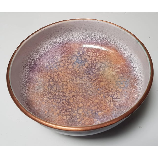 Mid-Century Modern Large Enamelled Bowl, 1960s For Sale - Image 3 of 4