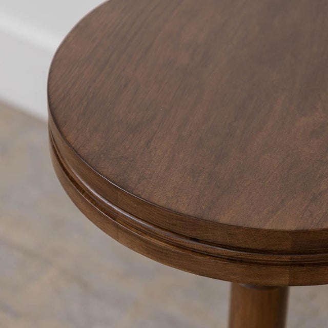 French Panoplie Drink Table, Dark Oak For Sale - Image 3 of 10