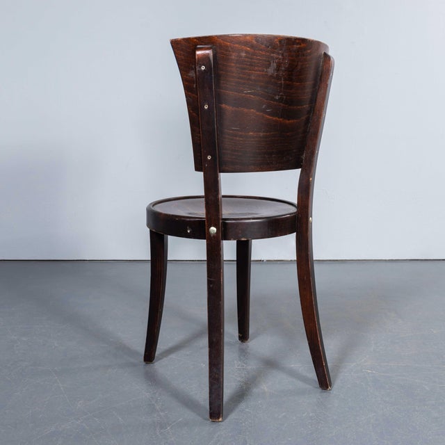 1960s Spade Back Bentwood Dining Chairs, 1960s, Set of 6 For Sale - Image 5 of 12