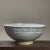 Gray 1980s Large Vintage Minimalist Footed Shino Glazed Grayish White Stoneware Bowl For Sale - Image 8 of 8