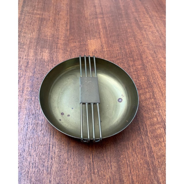 Mid-Century Brass Bowl, 1950s For Sale - Image 5 of 13