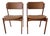 Model OD49 Dining Chairs in Teak and Italian Leather by Erik Buch for Ørum Møbelfabrik, 1960s, Set of 2 For Sale