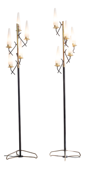 Floor Lamps, Italy, 1950s, Set of 2