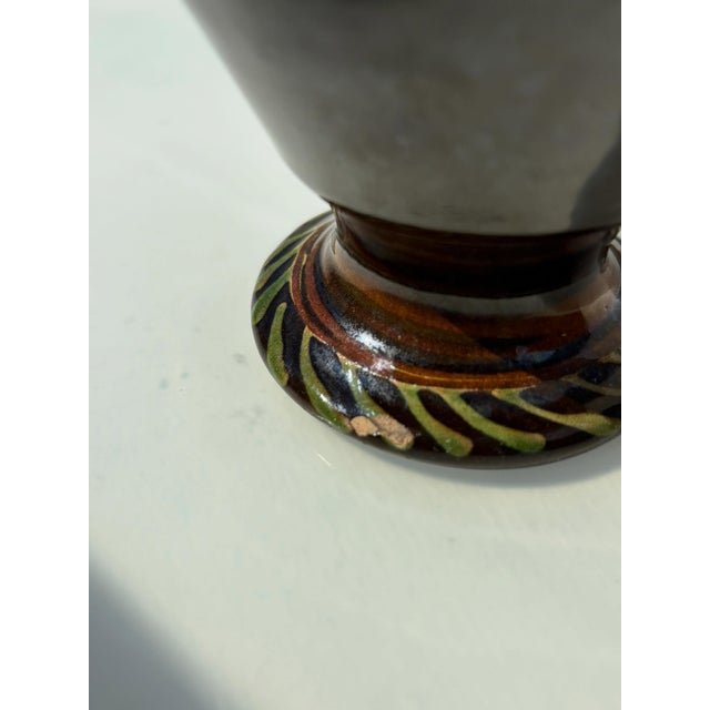 Vase with Slip-Trailed Decoration by Nils Kähler, 1930s For Sale - Image 3 of 6