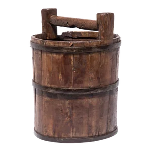 1900 Chinese Well Bucket