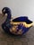 Limogenes, Royal Blue and 22 K Gold Miniature Pair of Decorative Swans For Sale In Dallas - Image 6 of 12