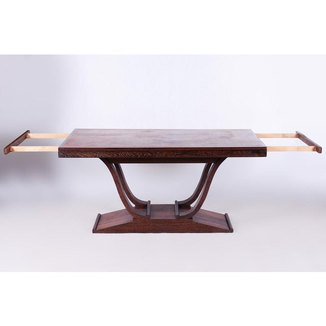 Art Deco Folding Table in Wengé, France, 1920s For Sale - Image 4 of 16