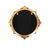 Contemporary French D' Amboise Collection of Gold Petite Mirrors- Round For Sale - Image 3 of 9