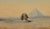 Robert Murdoch Wright, Great Sphinx of Giza & Pyramid, Egypt, 1898, Watercolour For Sale