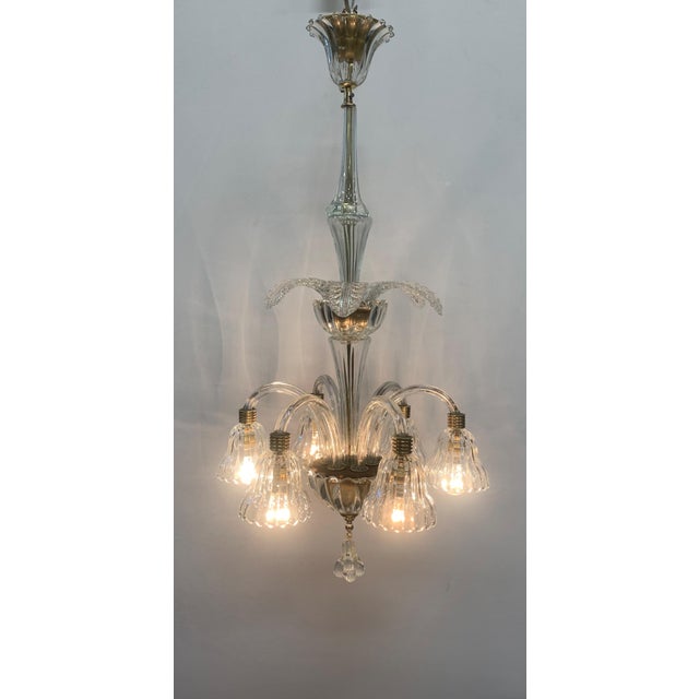 Chandelier attributed to Seguso, 1950s For Sale - Image 6 of 6