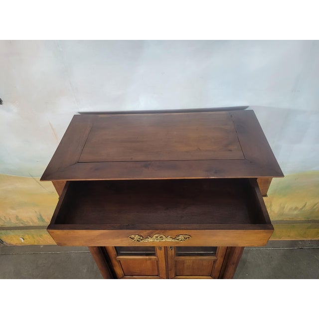 Small Empire-Style Cherrywood Bookcase For Sale - Image 5 of 13