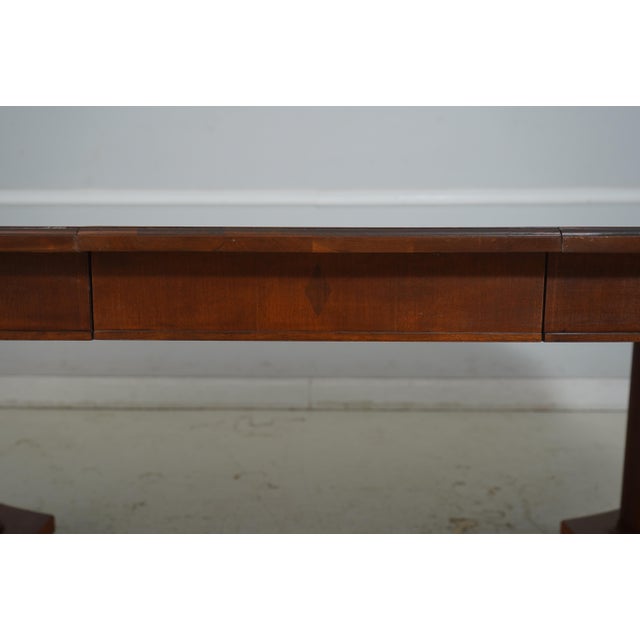 1990s Stickley French Empire Style Round Cherry Dining Room Table For Sale - Image 5 of 18