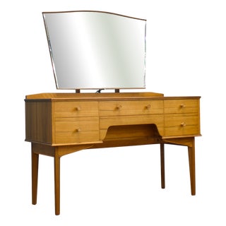 Dressing Table in Walnut by Alfred Cox for Heals, 1950s For Sale