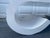 Postmodern 1970s White Laminate Waterfall Scroll Coffee Table After Karl Springer For Sale - Image 9 of 9