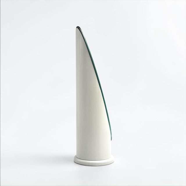 Rodolfo Bonetto White Lipstick Table Mirror, Italy, 1970s For Sale - Image 4 of 14