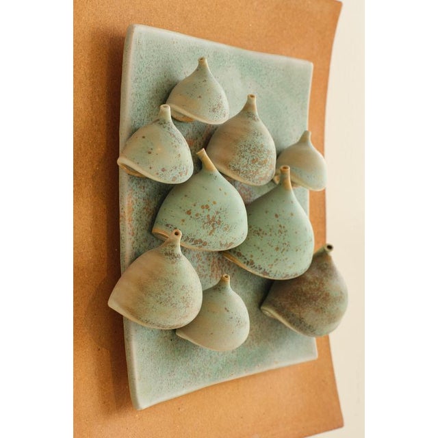 Swedish Ceramic Wall Plaque by Vivi Calissendorff, 1980s For Sale - Image 4 of 8