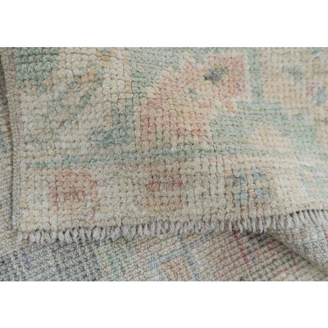 Textile Turkish Oushak Rug 2'10" x 11' #19418 For Sale - Image 7 of 8