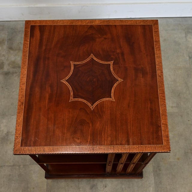 English English 19th Century Mahogany Revolving Bookcase For Sale - Image 3 of 12