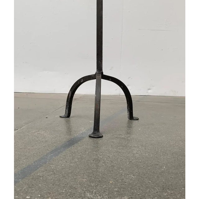Brutalist Wrought Iron Candleholder For Sale - Image 10 of 18
