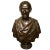 Mid 19th Century Patinated Bronze Bust of a Roman or Greek Nobleman For Sale - Image 5 of 5