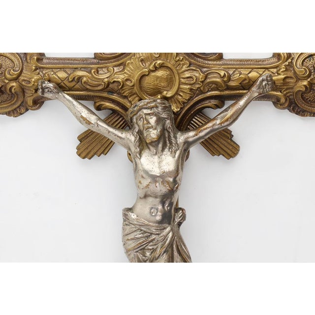Belgium / 1900 / Crucifix / copper / Religious A finely wrought copper crucifix from Belgium, dating to around 1900,...