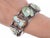 6.75" Navajo Silver - Turquoise and opal bracelet. Kind of a strange and unusual bracelet from the second quarter of the...