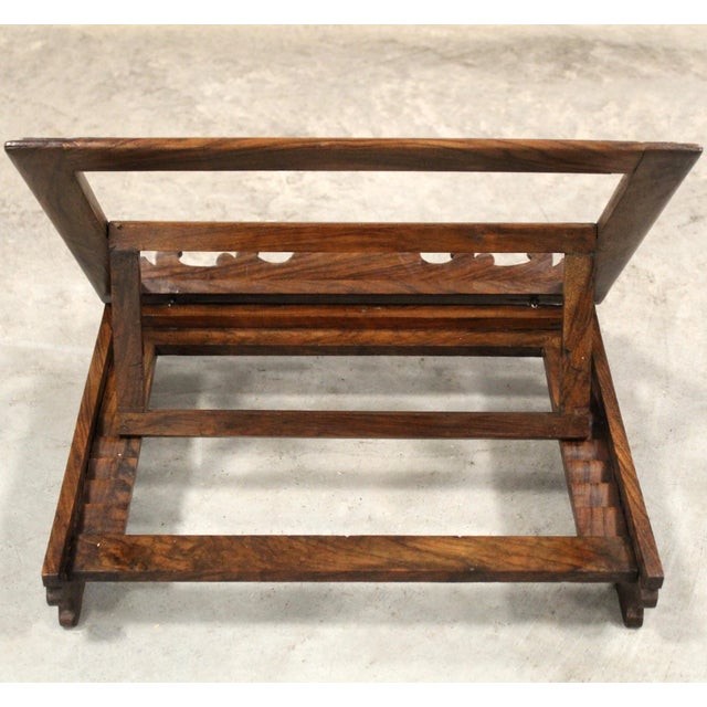 19th Century Table Lectern in Walnut, Italy For Sale - Image 11 of 13