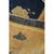Small 1920s Navy Field Floral Deco Art Antique Chinese Peking Rug 3'2'' X 6'2' For Sale In New York - Image 6 of 10
