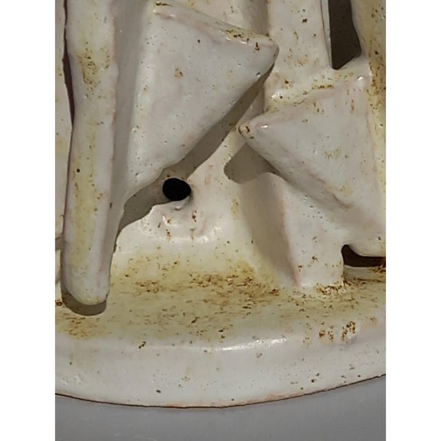 2020s 'Tatline' Contemporary Architectural Ceramic Sculpture Vase / Lamp by Diane Grant For Sale - Image 5 of 10