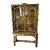 1970s Stunning Gilded Gold Ornate Oversized Display Cabinet With Glass Shelves For Sale