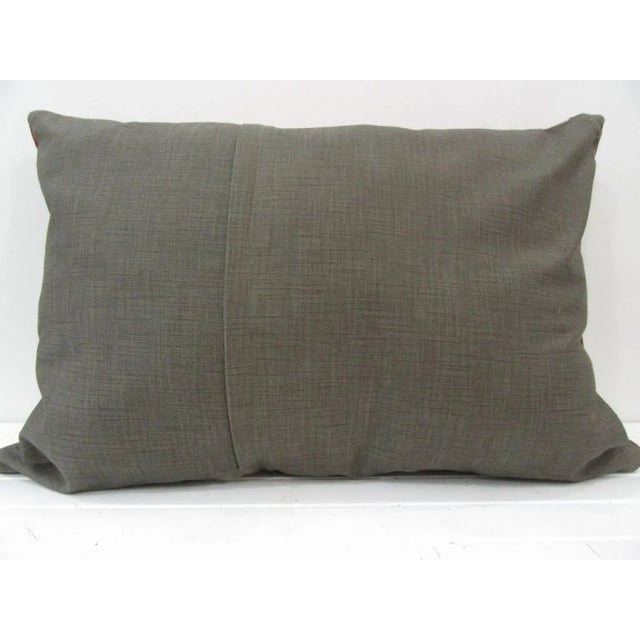 Turkish Turkish Kilim Handmade Pillow Cover For Sale - Image 3 of 4