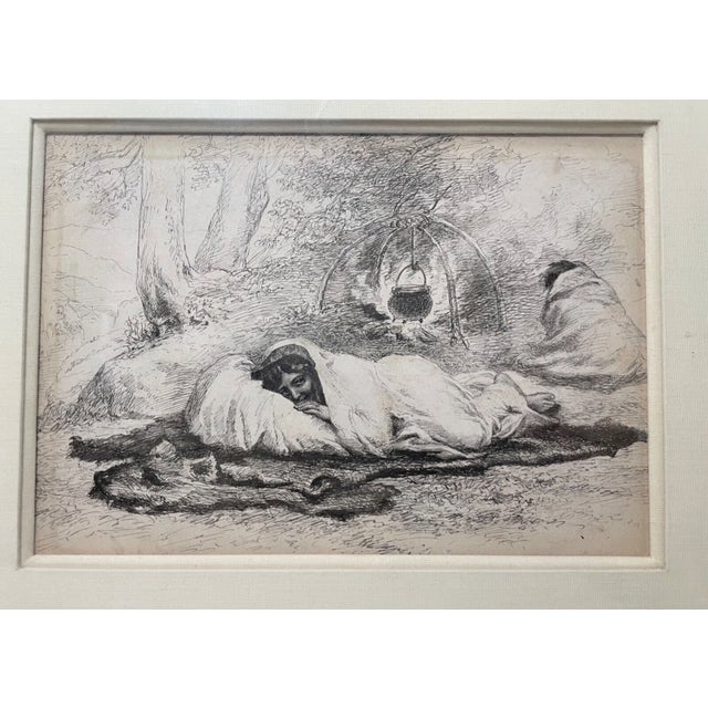 Discover the exquisite realism captured in this original penned ink drawing by Jean Leon Gerome Ferris. The piece...
