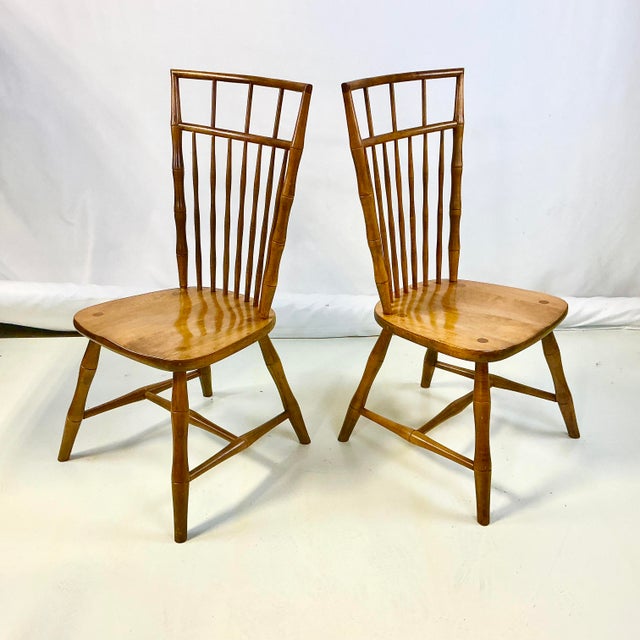 1970s Vintage Habersham Plantation Birdcage Windsor Chairs - Set of 4. For Sale - Image 9 of 13