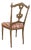 Louis XVI Childrens Chair with Mozart Fabric Seat For Sale
