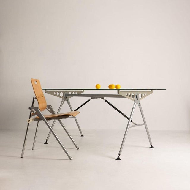 Vintage Folding Chairs by Xavier Matégot, 1985, Set of 6 For Sale - Image 3 of 12