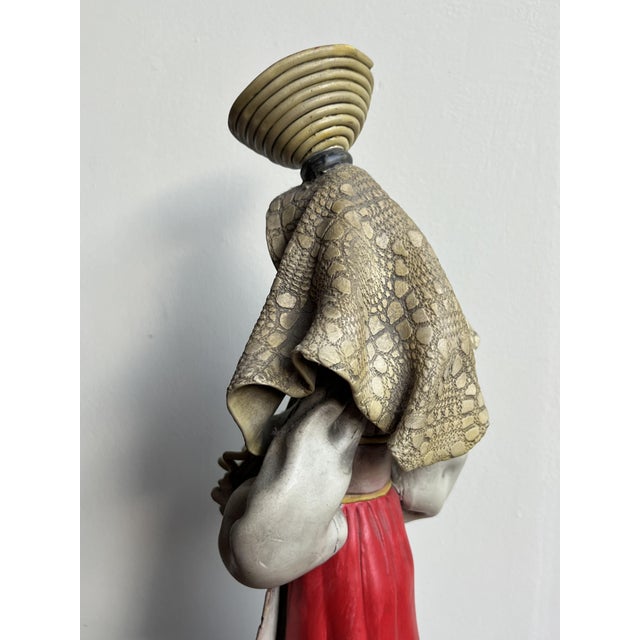 Sardinian Ceramic Figure by Raffaello Sanfilippo, 1980s For Sale - Image 6 of 7