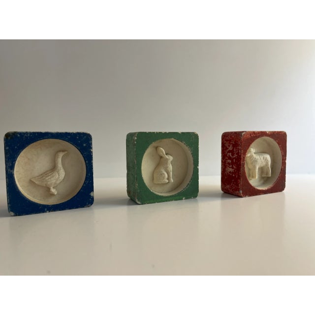 1900 - 1909 Antique French Stone Animal Molds - Set of 3 For Sale - Image 5 of 9