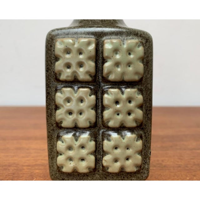 Small Mid-Century East German GDR Pottery Vase from VEB Haldensleben, 1960s, in Very Good conditions. Designed 1960 to...