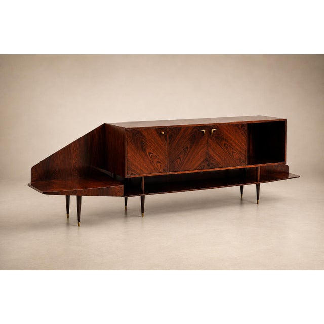 Brazilian Modern Credenza by Giuseppe Scapinelli in Brazilian Rosewood, Brazil, 1950s For Sale - Image 18 of 18