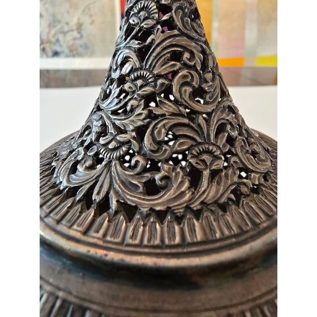 Early 19th Century Early 19th Century Antique Silver Domed Filigree Box Museum Quality For Sale - Image 5 of 12