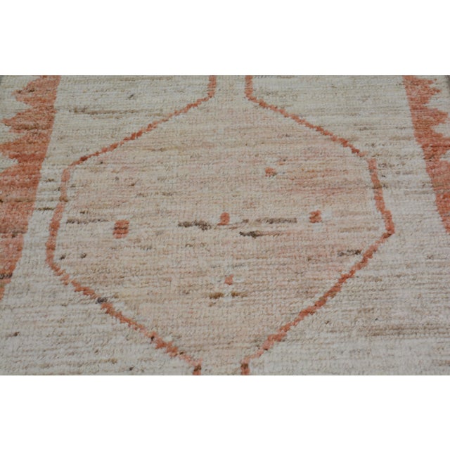 2000 - 2009 New Moroccan Hand Made Wool Rug, 2'8x12 For Sale - Image 5 of 5