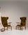 1970s Brown Wood Pair of Lounge Chairs For Sale - Image 10 of 16