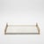 Rectangular Tray in Natural Cream Shagreen With Bronze Patina Brass by R&y Augousti For Sale In Los Angeles - Image 6 of 11