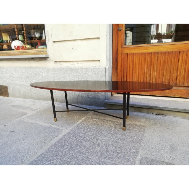 Vintage Scandinavian Longboard Coffee Table, 1950s For Sale - Image 6 of 14